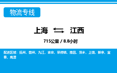 上海到江西物流專線-上海至江西物流公司-上海到江西貨運(yùn)專線