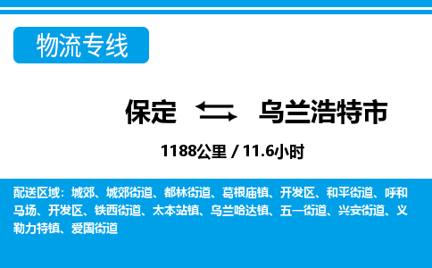 保定至烏蘭浩特市貨運專線:設(shè)備配件運輸專線「費用多少」 保定至烏蘭浩特市貨運專線:設(shè)備配件運輸專線「費用多少」